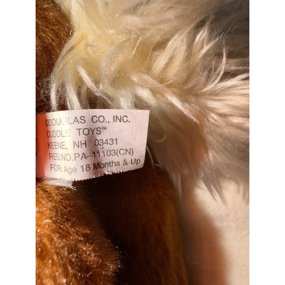 Douglas Cuddle Toys "Mr. Brown" chestnut horse plush 8.5" x 8" - Picture 4 of 6